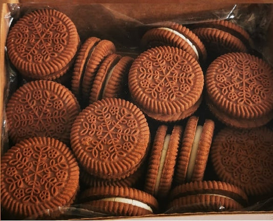 Biscuits "DVYNUKAI" cocoa with vanilla cream, 0.800kg