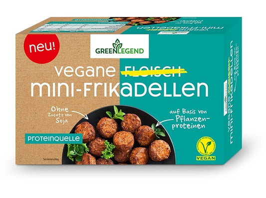 Šaldyti veganiški kiaulienos mini kukuliai GREEN LEGEND, 300g