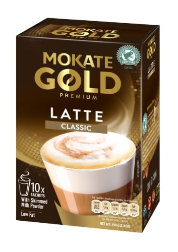 Coffee drink MOKATE Gold Premium Latte Classic, 10 x 14g
