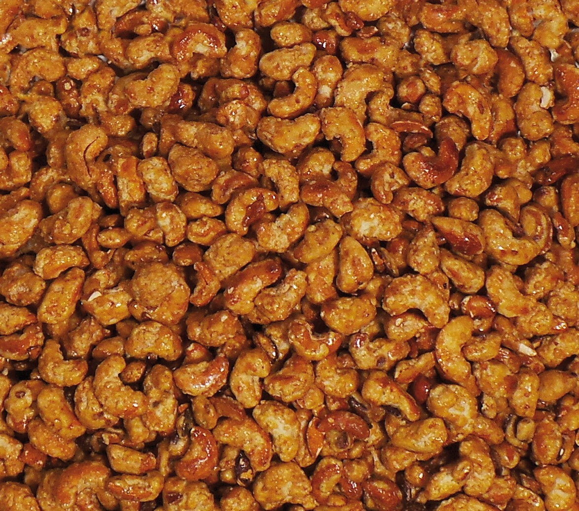 Karamelizuoti anakardžių riešutai, kg D