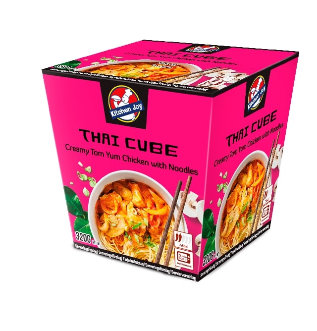 Kreminė Tom Yum vištiena su makaronais, dėžutėje 320g