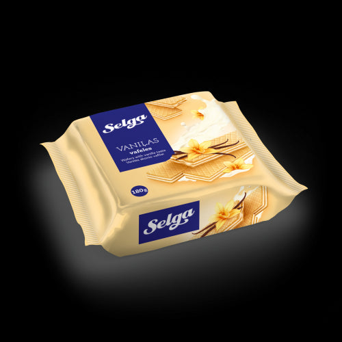 SELGA waffles, vanilla, 180 g