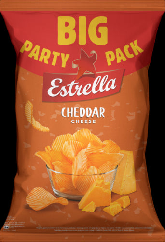 Traškučiai ESTRELLA, čederio sūrio skonio, 250 g