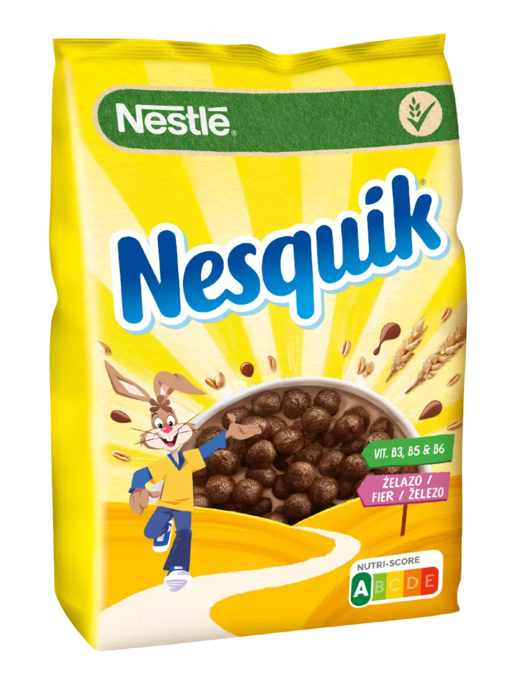 Pusryčių dribsniai  NESTLE Nesquik, kakavos skonio, 450g