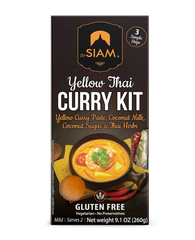 Pasta and sauce set DESIAM, Yellow Thai Curry, with yellow curry, 260g