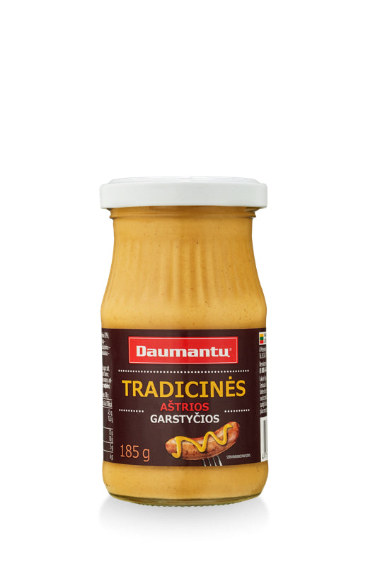 DAUMANTŲ TRADITIONAL mustard, 190 g