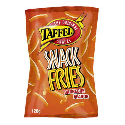 Kukurūzų traškučiai TAFFEL, Snack Fries Barbecue, 110 g