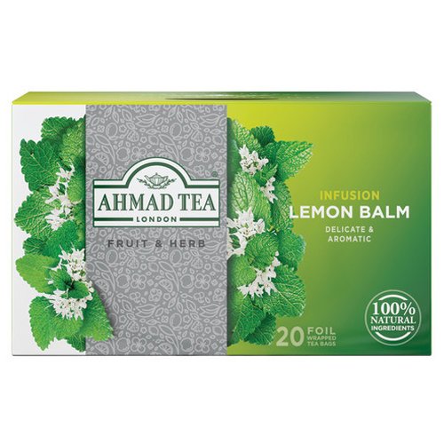 Ahmad Tea Natūrali arbata ''Lemon Balm (melisa)'', 20 folijos pakelių