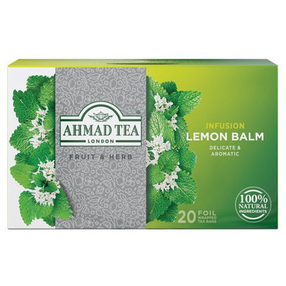 Ahmad Tea Natūrali arbata ''Lemon Balm (melisa)'', 20 folijos pakelių