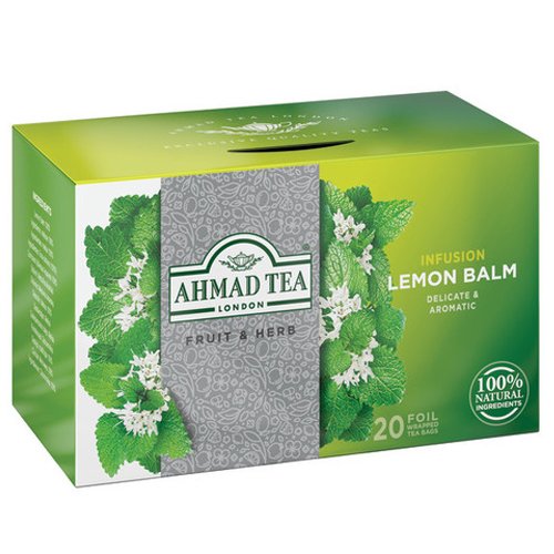 Ahmad Tea Natūrali arbata ''Lemon Balm (melisa)'', 20 folijos pakelių