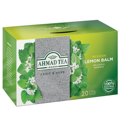 Ahmad Tea Natūrali arbata ''Lemon Balm (melisa)'', 20 folijos pakelių