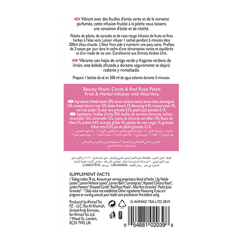 Ahmad Tea Natūrali arbata ''Beauty'', vokeliuose, 20 vnt.