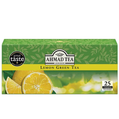 Ahmad Tea Citrinų skonio žalioji arbata, maišeliuose, 25 vnt.