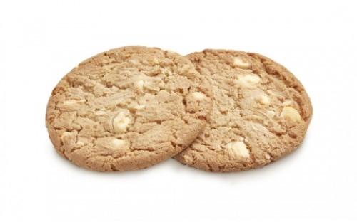 Sausainiai su baltojo šokolado gabalėliais, 65 g x 30 vnt