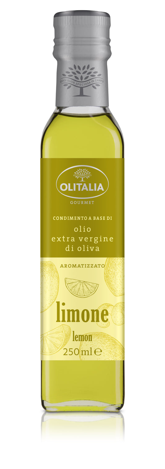 Alyvuogių aliejus OLITALIA, Extra Virgin, su citrina, 250 ml