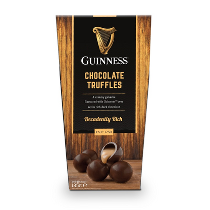 Juodojo šokolado saldainiai GUINNESS, su triufeliai, 135 g