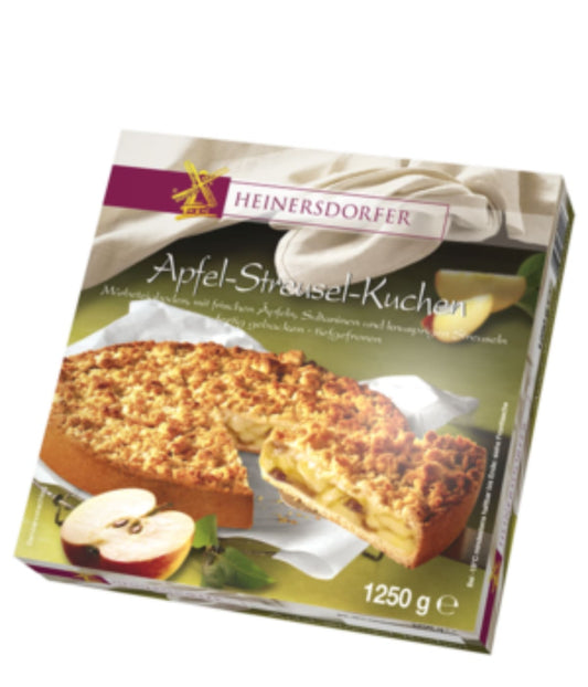 Šaldytas trupininis obuolių pyragas HEINERSDORFER, nepjaustytas, 1250 g
