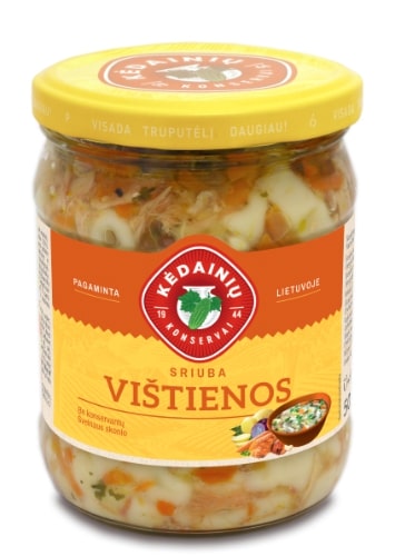 Vištienos sriuba KĖDAINIŲ, su makaronais, 0,5/480 g