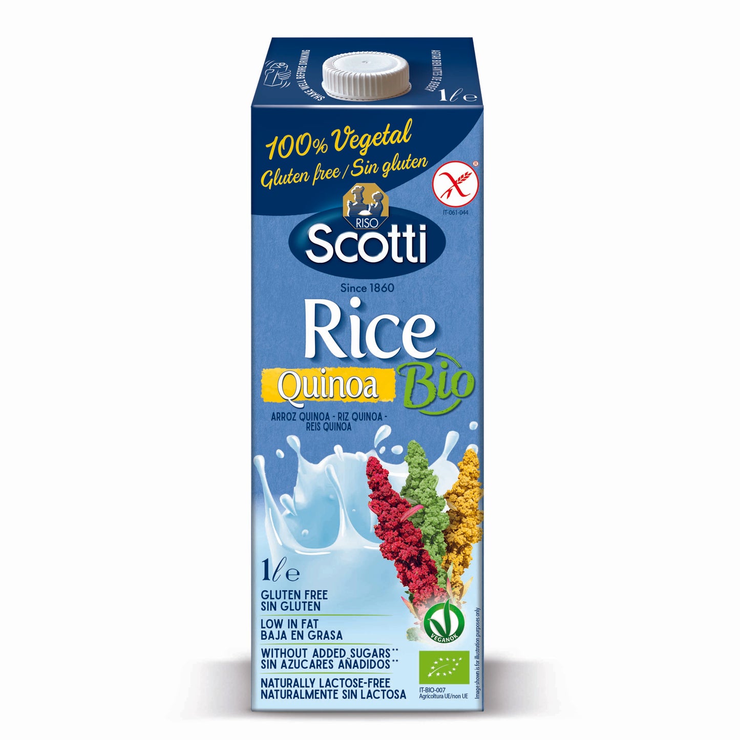 Ekologiškas Ryžių gėrimas SCOTTI, su bolivine balanda,1l, LT-EKO-001 (M)