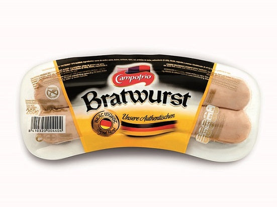 Virtos kiaulienos dešrelės CAMPOFRIO Bratwurst, a.r., 260 g, 3vnt