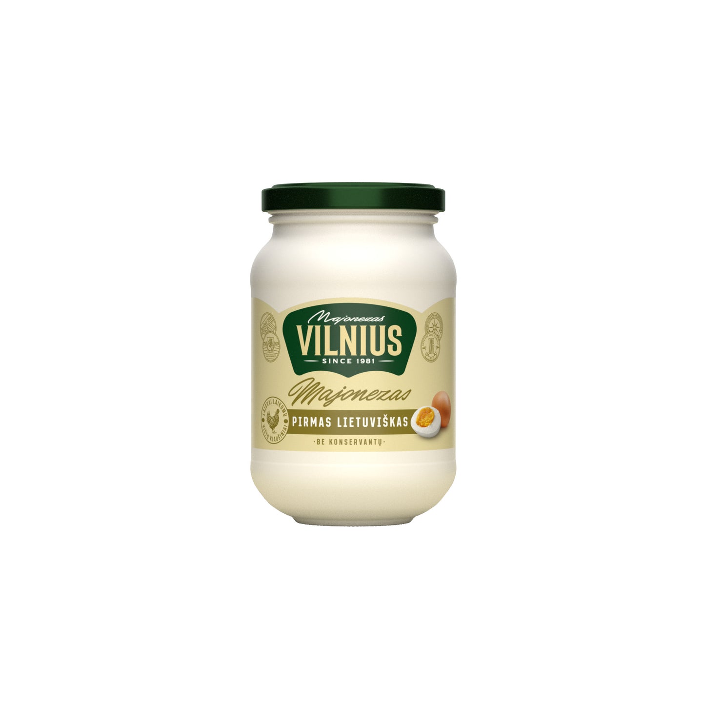 Mayonnaise VILNIUS First Lithuanian, 35% 475ml/430g