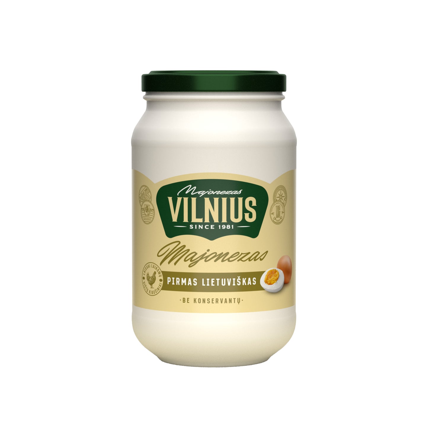 Mayonnaise VILNIUS First Lithuanian, 35% 900ml/885g