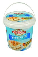 Varškė PRESIDENT, 4%, 1 kg