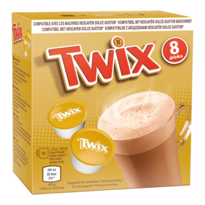 Cocoa capsules TWIX, 8 x 15g