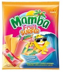 Chewy candies MAMBA, Fruit Surfer, 140g