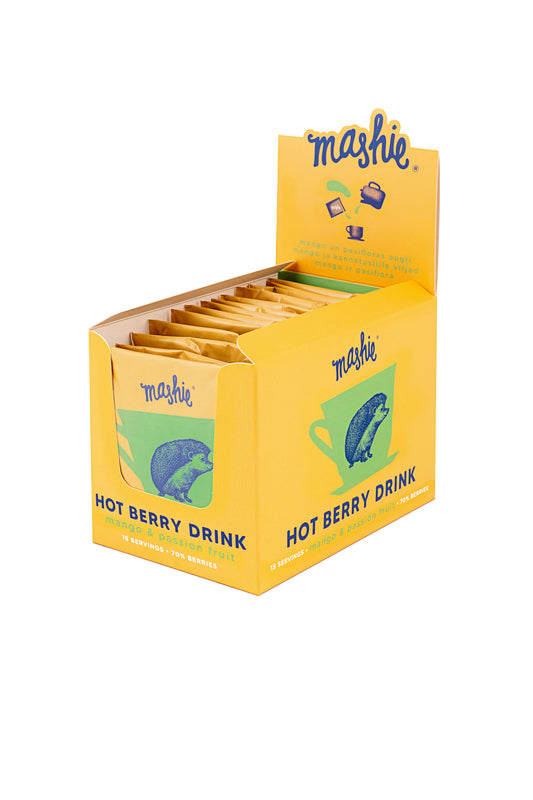 Uogų tyrė MASHIE Original, mangų ir pasiflorų, 15 x 40 ml