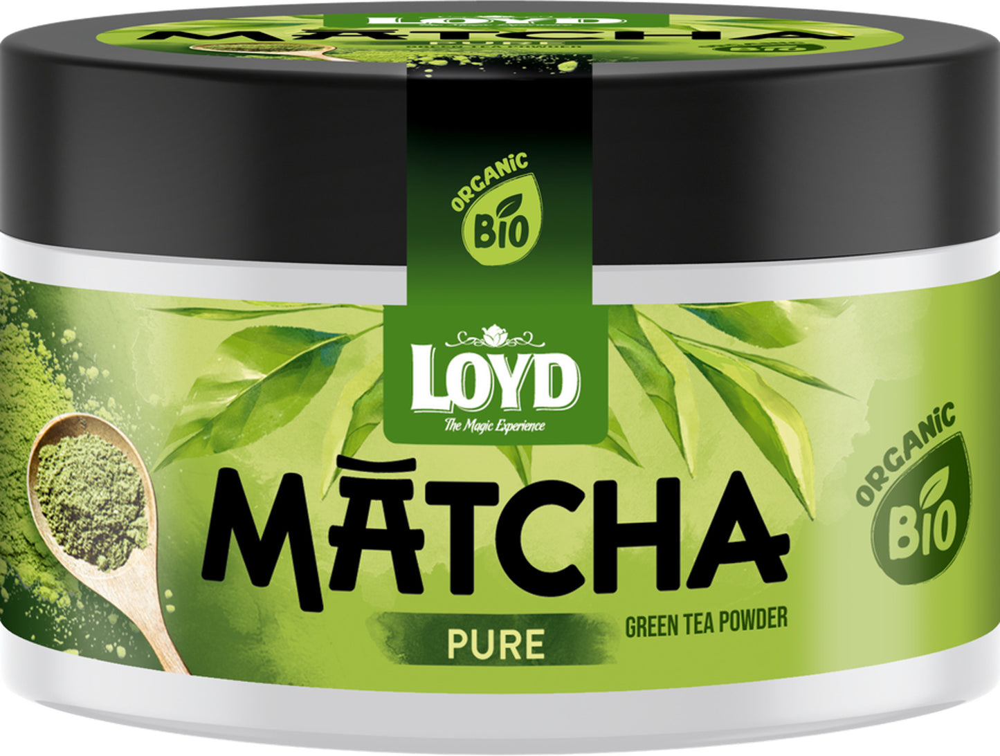 Ekologiški žaliosios arbatos milteliai LOYD Matcha, 40 g LT-EKO-001