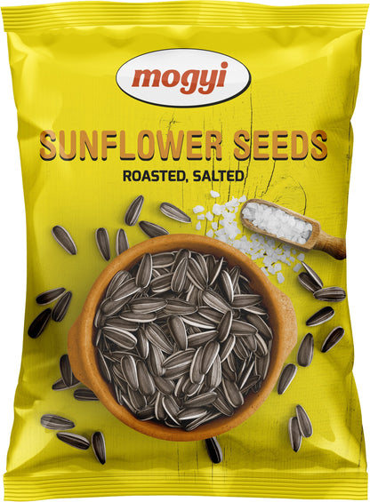 Roasted sunflower seeds MOGYI, salted, yellow packet, 300g