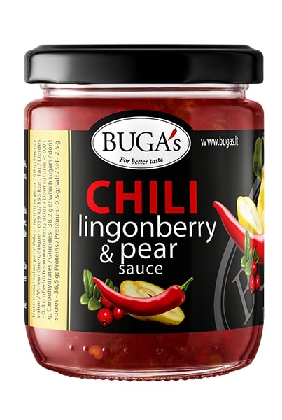 Hot pepper - cranberry sauce BUGA's, 1.3 kg