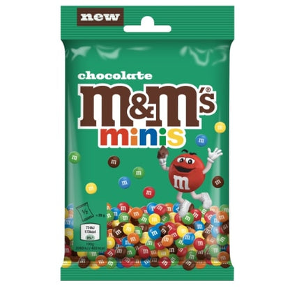 Milk chocolate M&amp;M's minis in crunchy colored glaze, 70 g