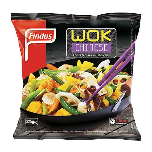 Šaldytos daržovės FINDUS Wok China mix, 325g