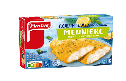 Šaldyta rudagalvės menkės file, FINDUS su žolelėmis, 250 g
