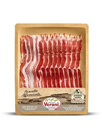 Vytinta kiaulienos šoninė VERONI Pancetta, griežinėliais, 110 g