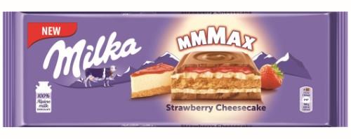 Pieninis šokoladas MILKA su sūrio pyrago skonio įdaru, 300g