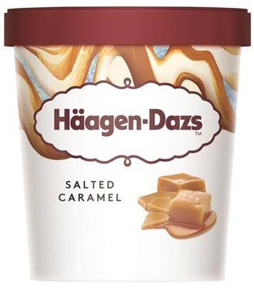 Ledai HAAGEN DAZS, su sūria karamele , 460ml