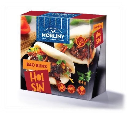 Šaldytos garuose virtos bandelės Bao su vištiena su hoisin padažu, 414g