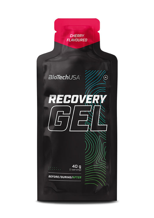 Atstatomasis gėrimas BioTechUSA Recovery Gel, vyšnių skonio, maisto papildas, 40 g