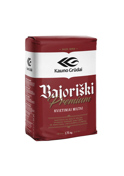 Kvietiniai miltai BAJORIŠKI 405 C, 1,75 kg