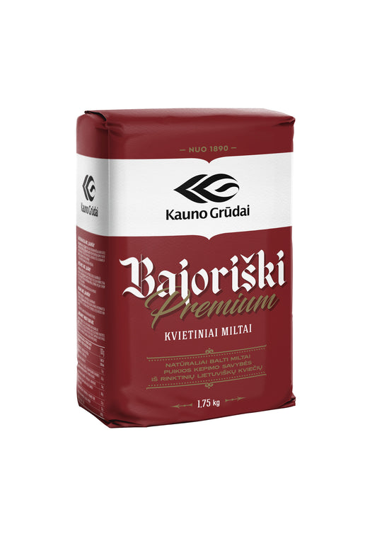 Kvietiniai miltai BAJORIŠKI 405 C, 1,75 kg