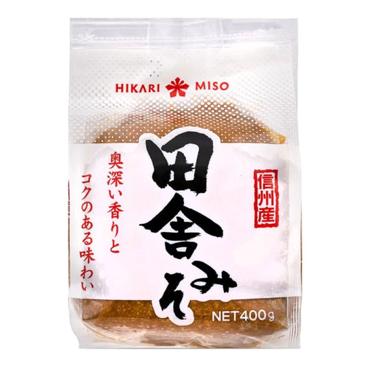 Raudona miso pasta HIRAKI, 400 g