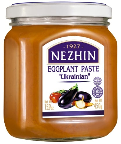 NEZHIN seasoning, Eggplant paste, Ukrainian, 450 g