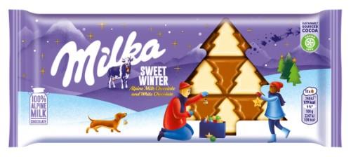Šokoladas MILKA, kalėdinis, 100g