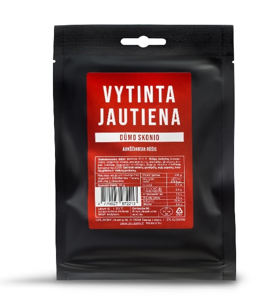 Vytinta jautiena, dūmo skonio, a.r, 40 g
