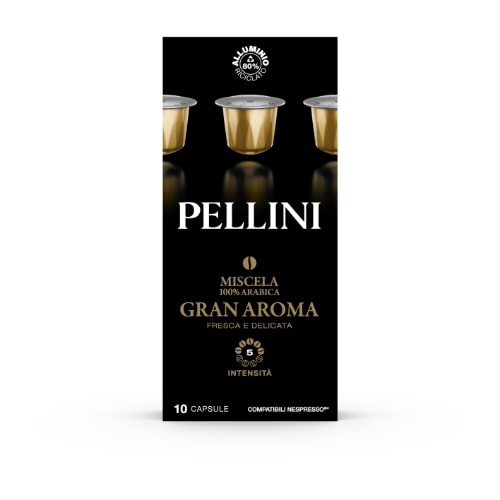 Kavos kapsulės PELLINI Gran Aroma, 10x5,5g