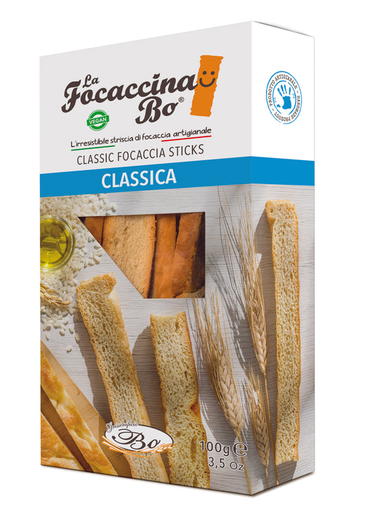 Duonos lazdelės LA FOCACCINA BO Classica, su ryžių aliejumi, 100g