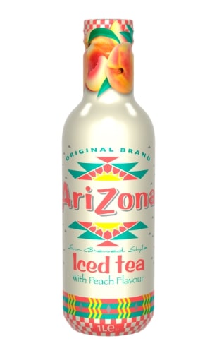 Black tea drink ARIZONA, peach flavor, 1 l